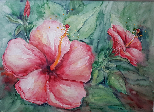 Aquarellblüten2