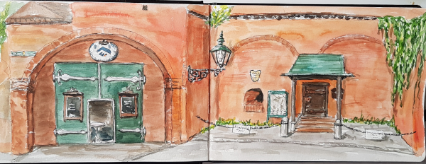 Augsburg: am Oblatterwall – Augsburg: At the Old City&nbsp;Walls