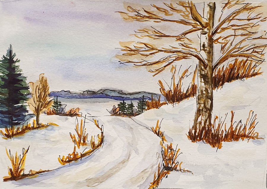 Winterlandschaft – Winter&nbsp;Landscape