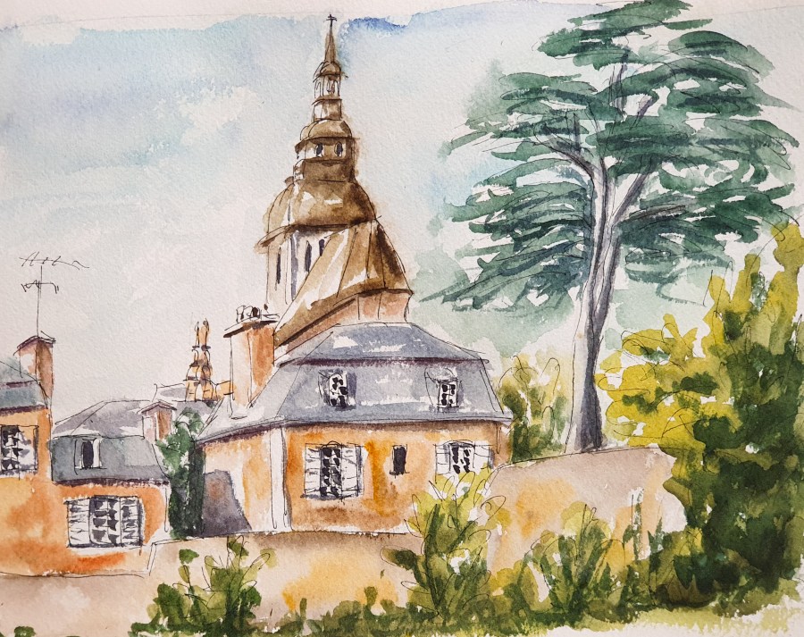 Ansicht in Dinan – View in&nbsp;Dinan